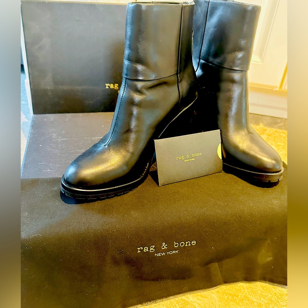 Rag & Bone Newbury 2.0 Leather Ankle Boots